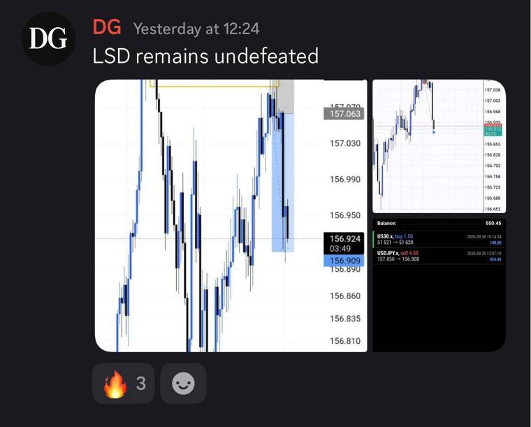 Edge Lab member winning trade 8